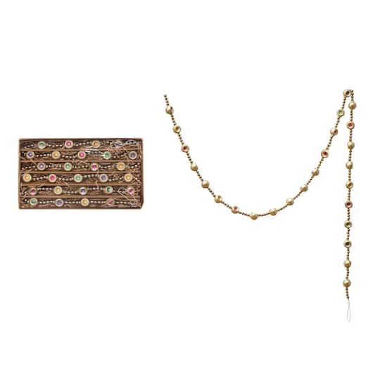 Hello Honey® 6ft. Multicolor Glass Witch's Eye Garland in Box
